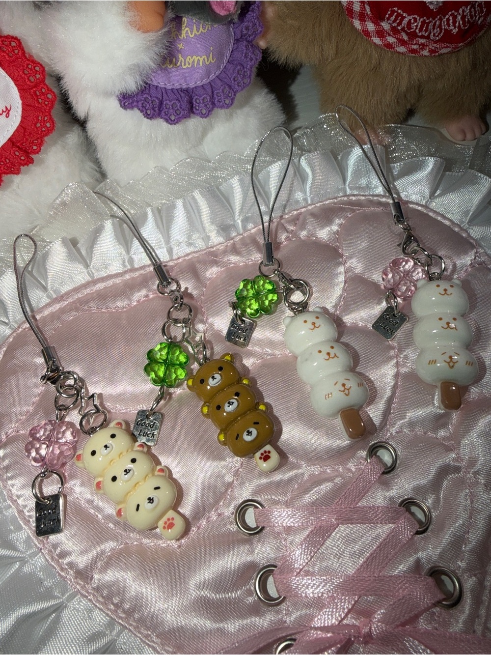 🤎🐻handmade ceramic Rilakkuma phone strap🐻🤎